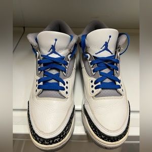 Air Jordan 3 - Racer Blue - Size 8